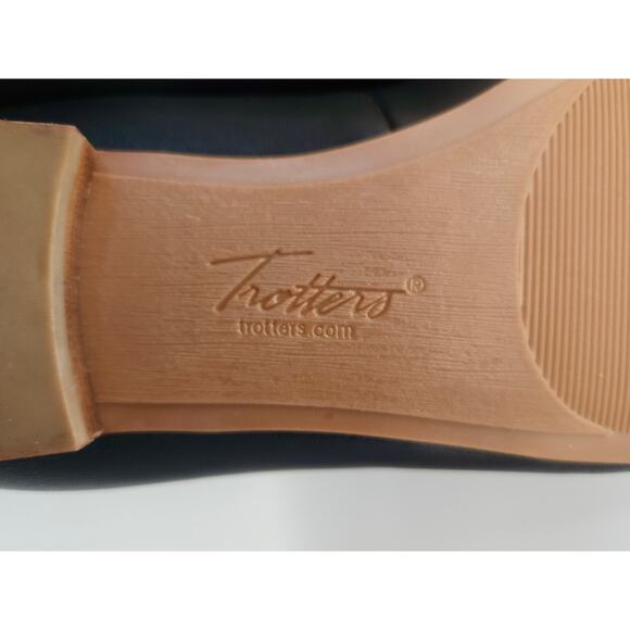 TROTTERS Gia Ornament Leather Ballet Flats Women sz 8.5W Black NEW‎ | MSRP $114 - Picture 8 of 9